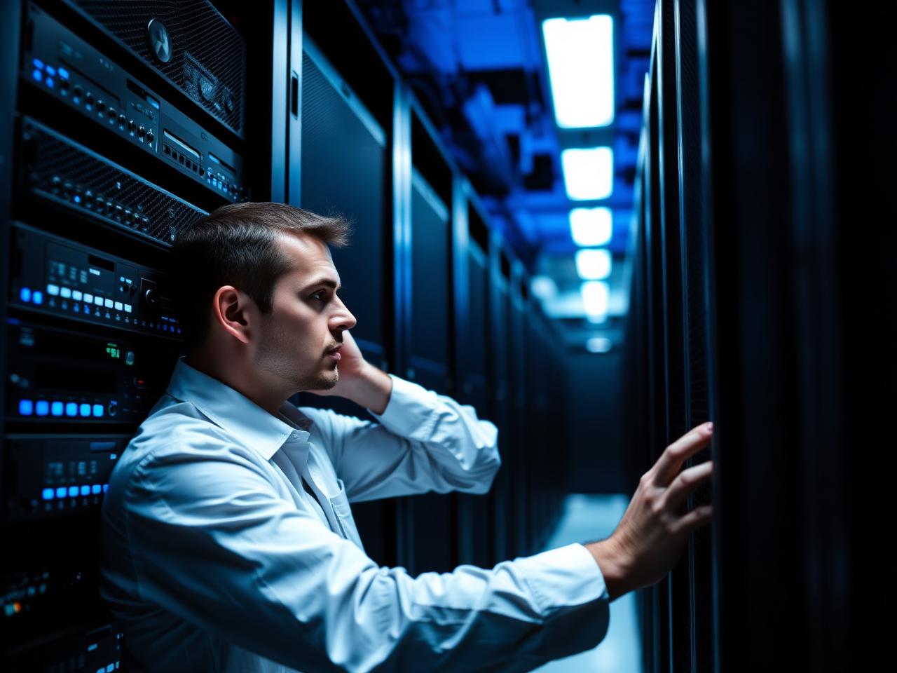Professional IT support technician
